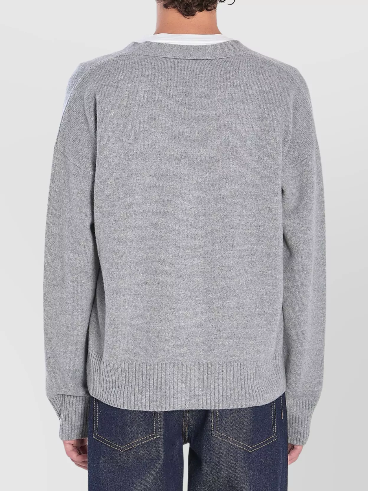 Ami Paris Heart Friend Wool Blend Cardigan
