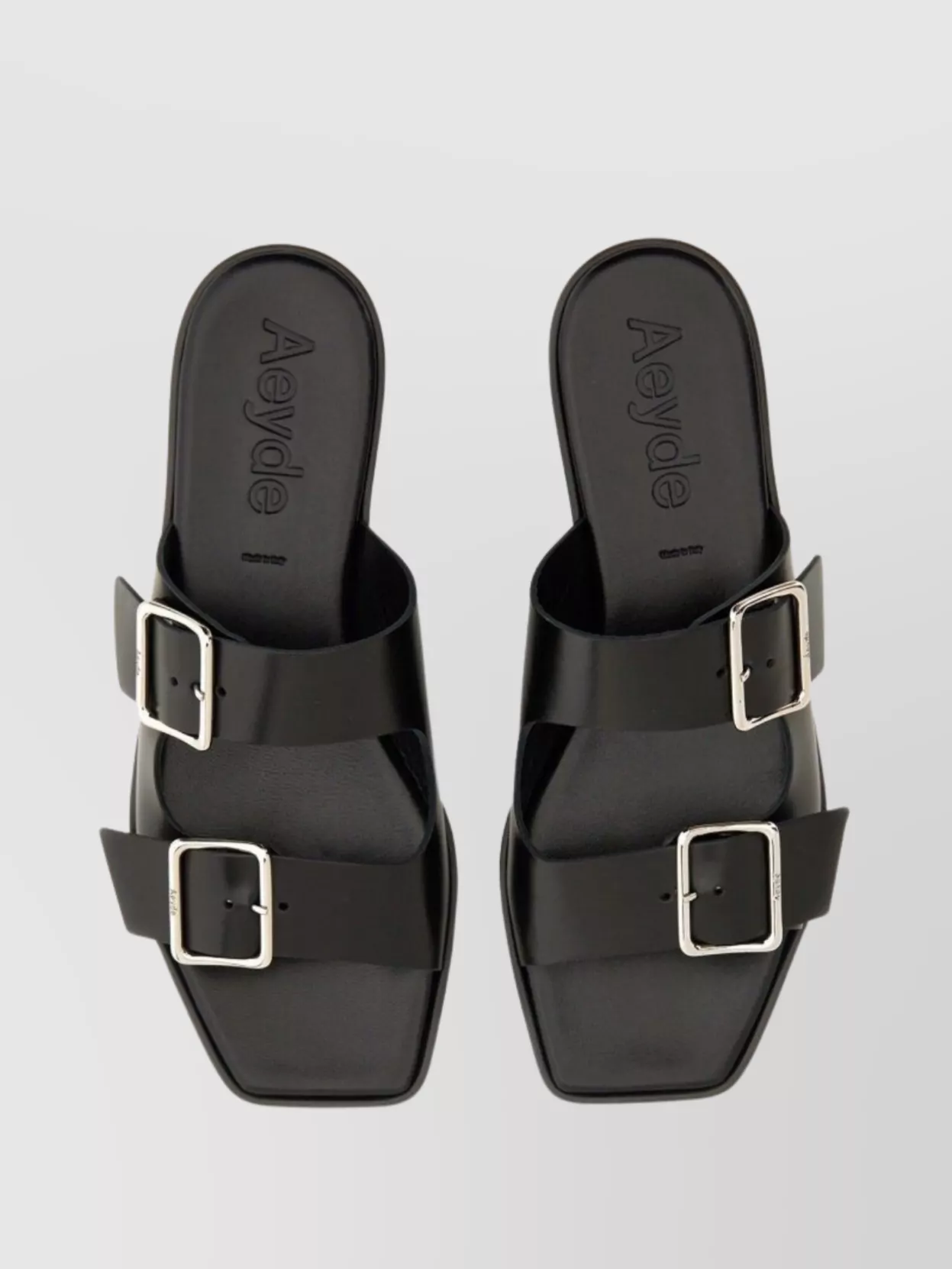 Aeyde "Tonya" Open Toe Flat Sole Sandals