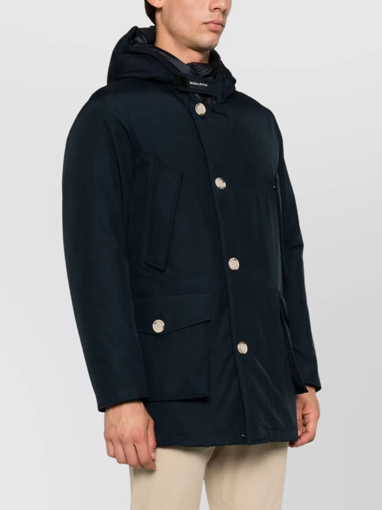 Woolrich Arctic Parka With Large Hood And Pockets