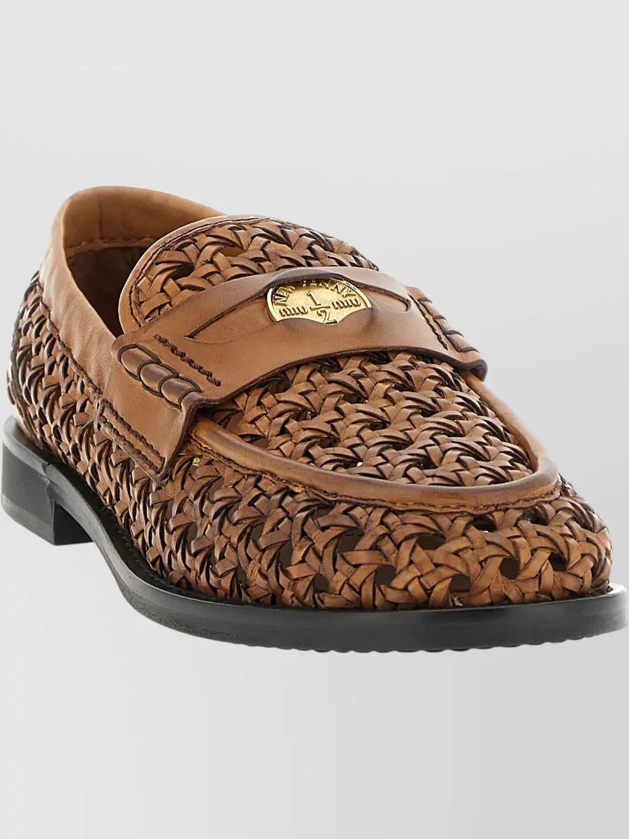 Miu Miu Leather Loafers