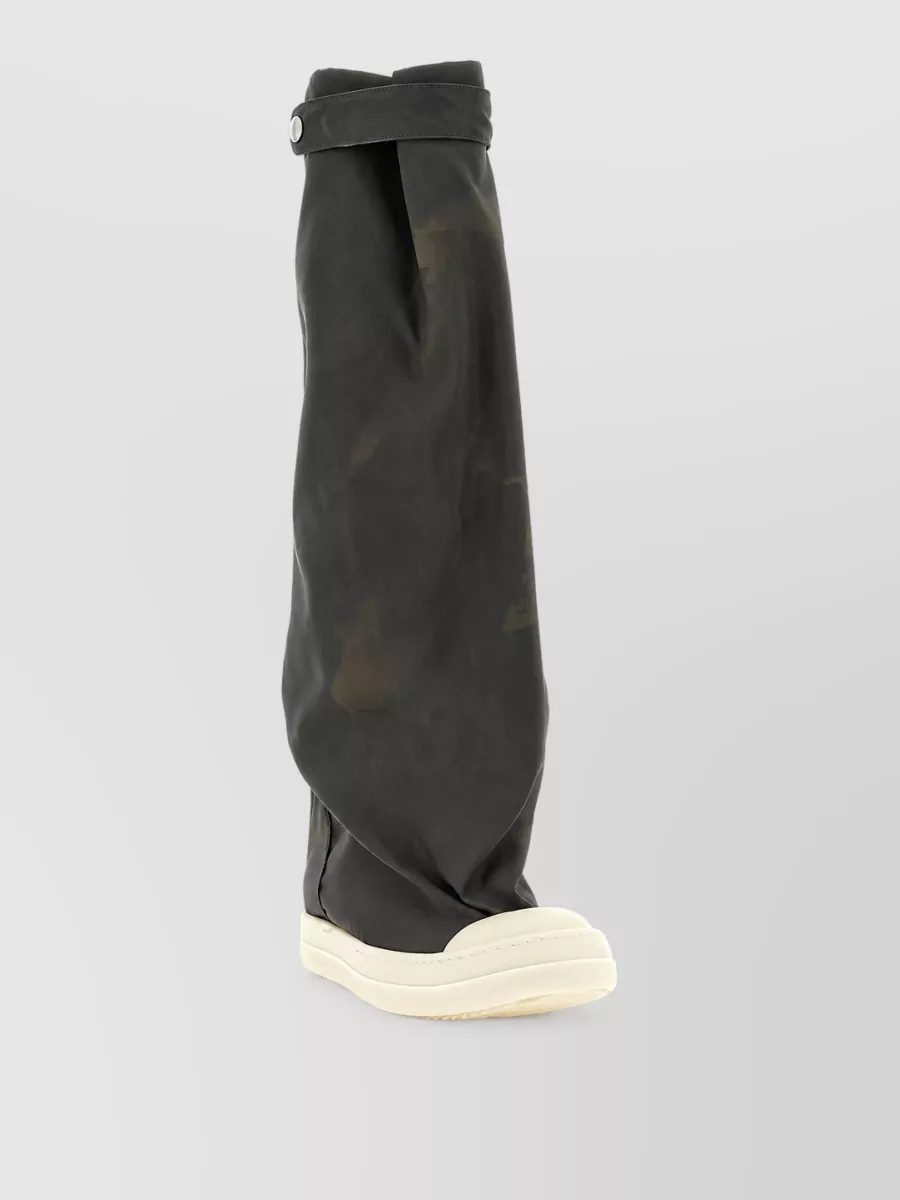 Rick Owens Drkshdw nylon draped high-leg hi-top sneakers