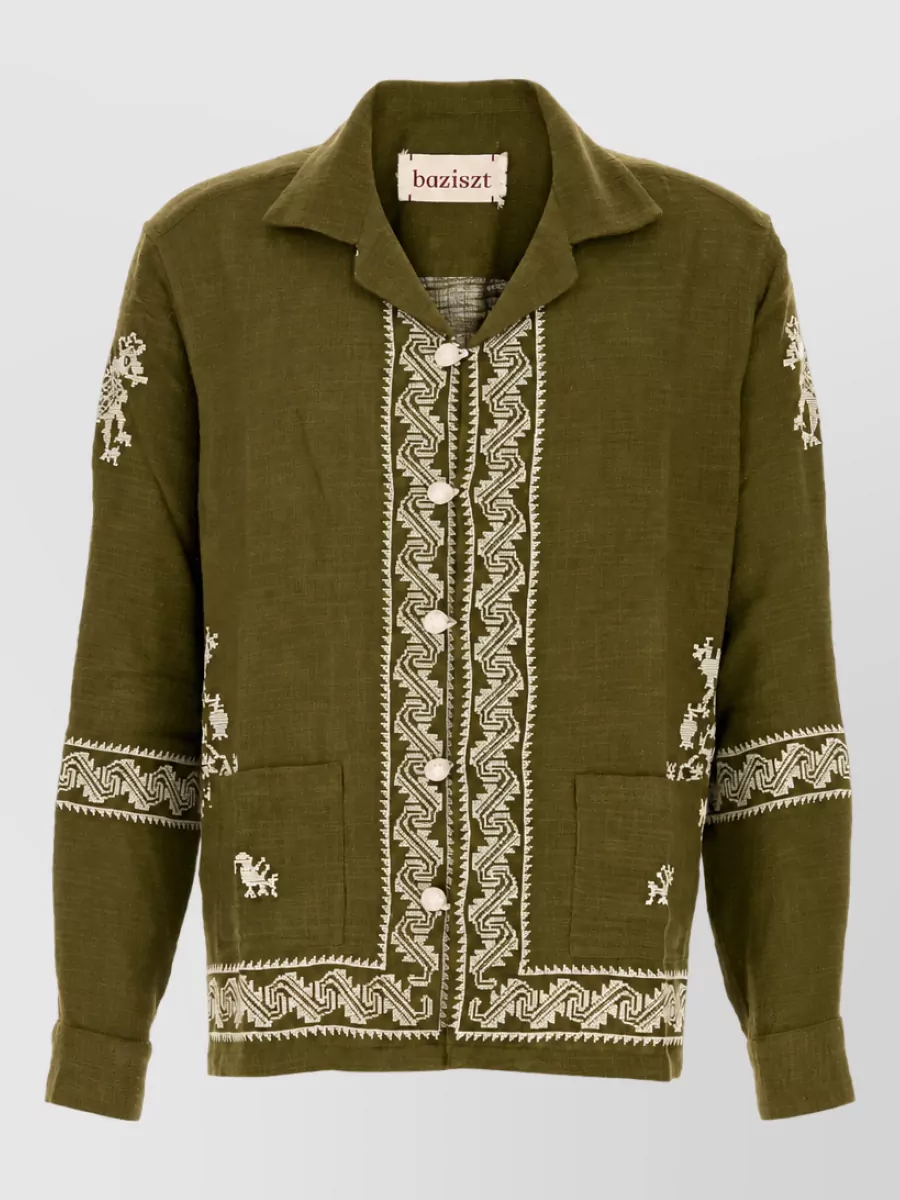 Baziszt cotton shirt jacket
