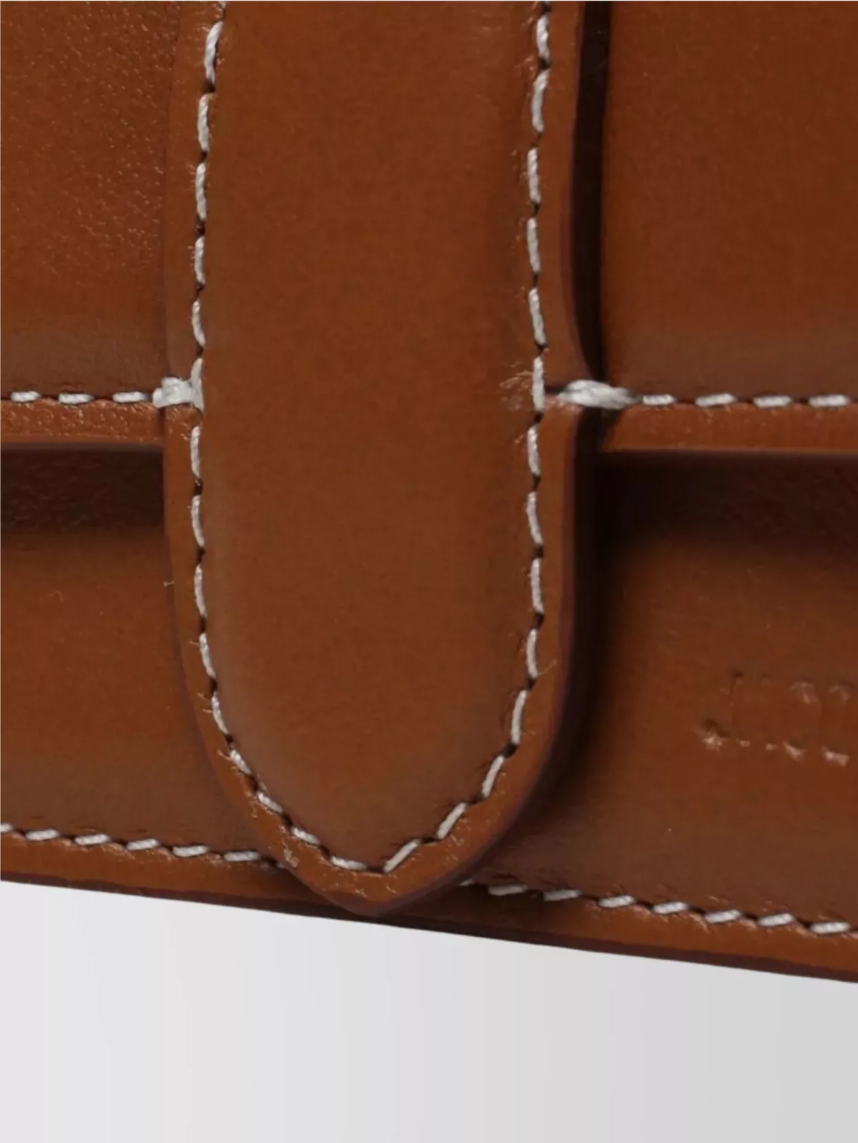 Jacquemus Baby Carrier Flap Calfskin Stitching Gold