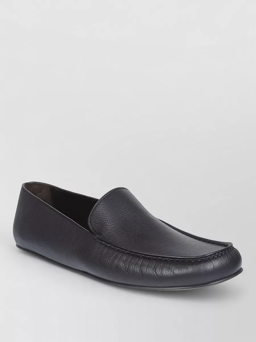 The Row leather loafers