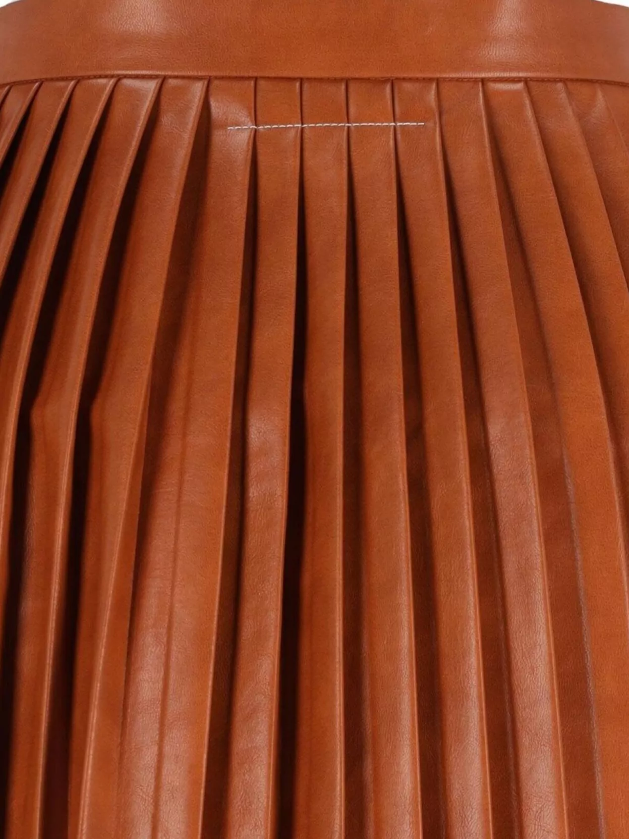 Mm6 Maison Margiela High Waist Pleated Midi Skirt