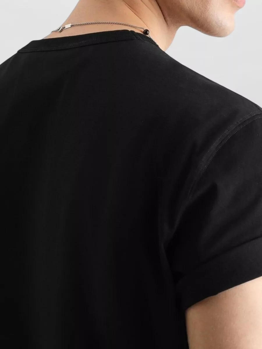 Dolce&Gabbana Logo Embroidered Cotton T-Shirt