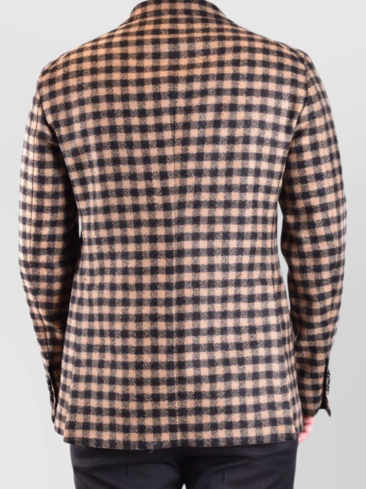 Tagliatore Checkered Front Pockets Long Sleeves Blazers