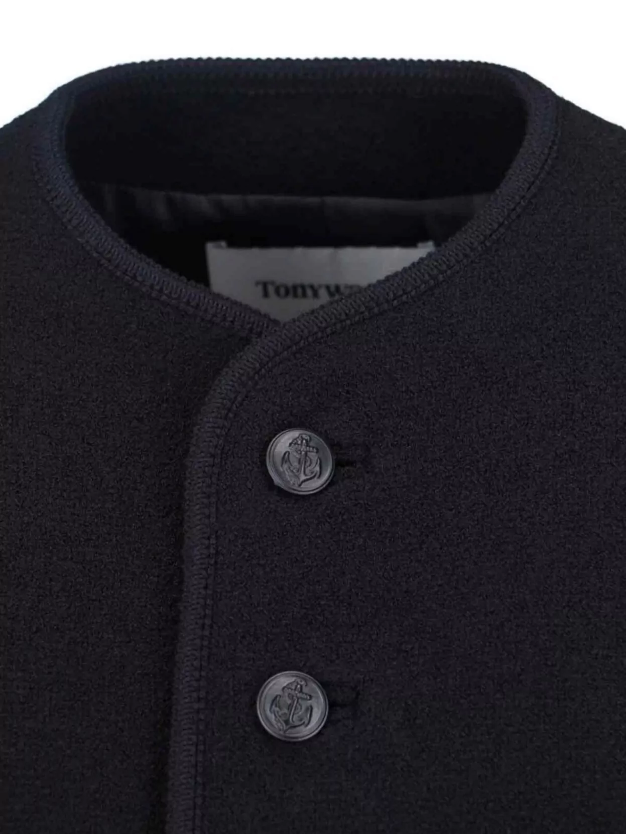 Tonywack Textured Fabric Jacket Long Sleeves