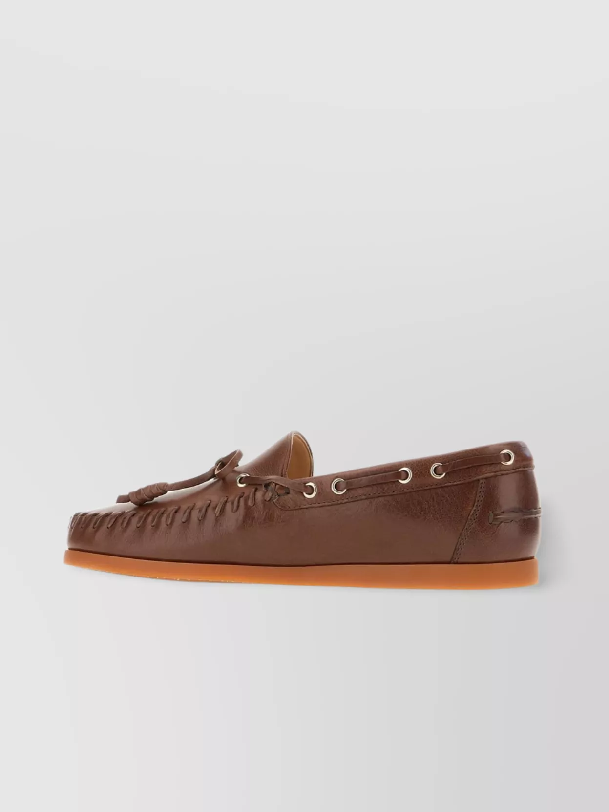 Valentino Garavani Eyelet Rubber Sole Tassel Loafers