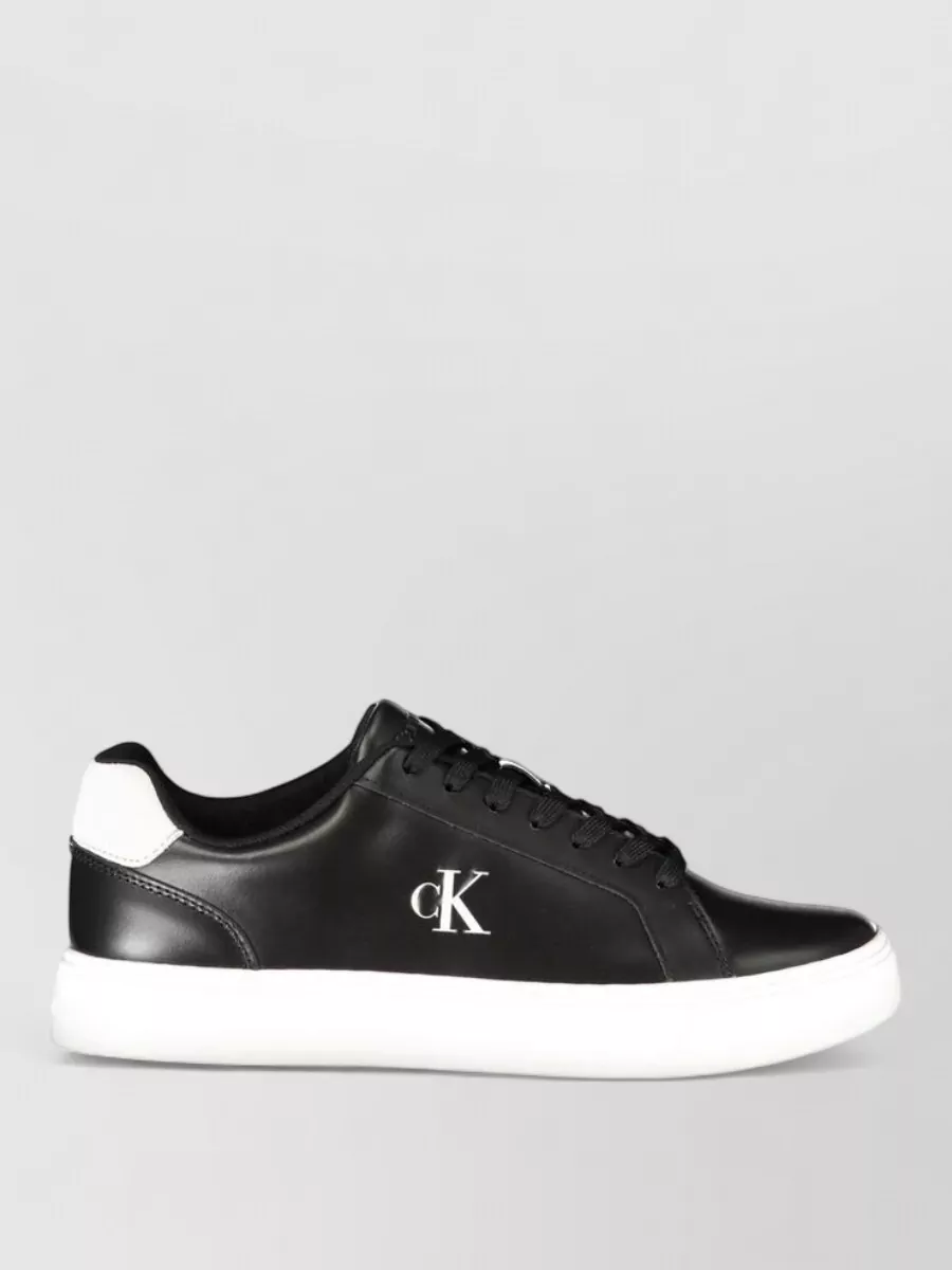 Calvin Klein Leather Low-Top Sneakers