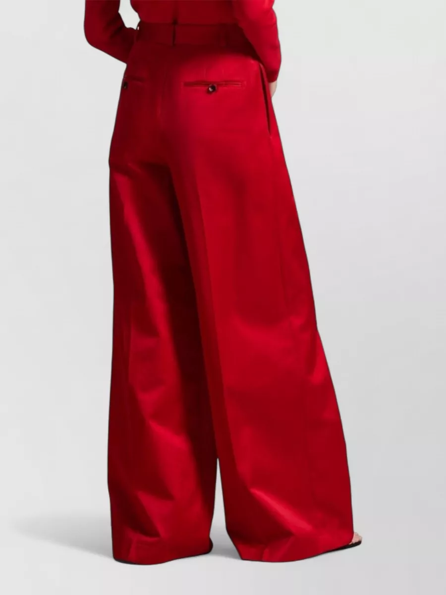 Ralph Lauren High Waist Palazzo Trousers Wide Leg