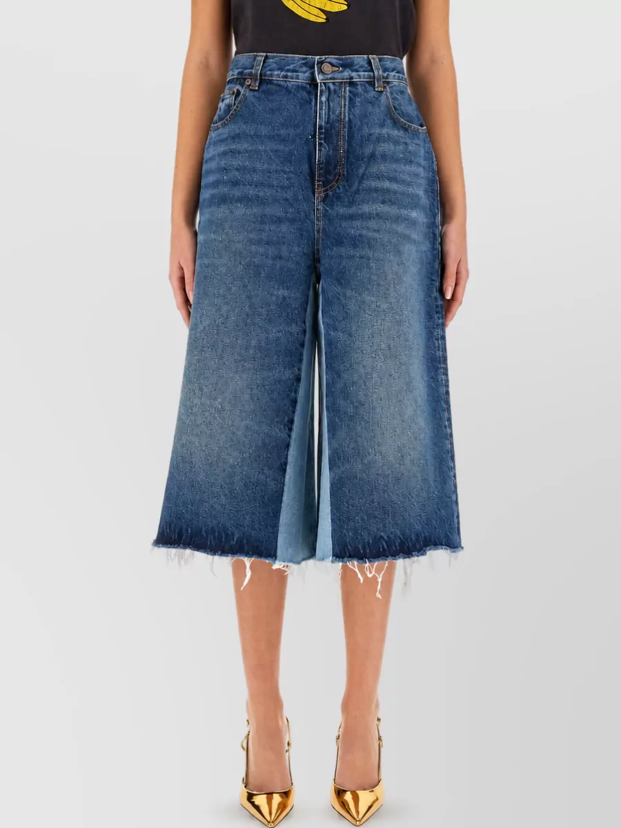 Chloé patchwork denim bermuda shorts