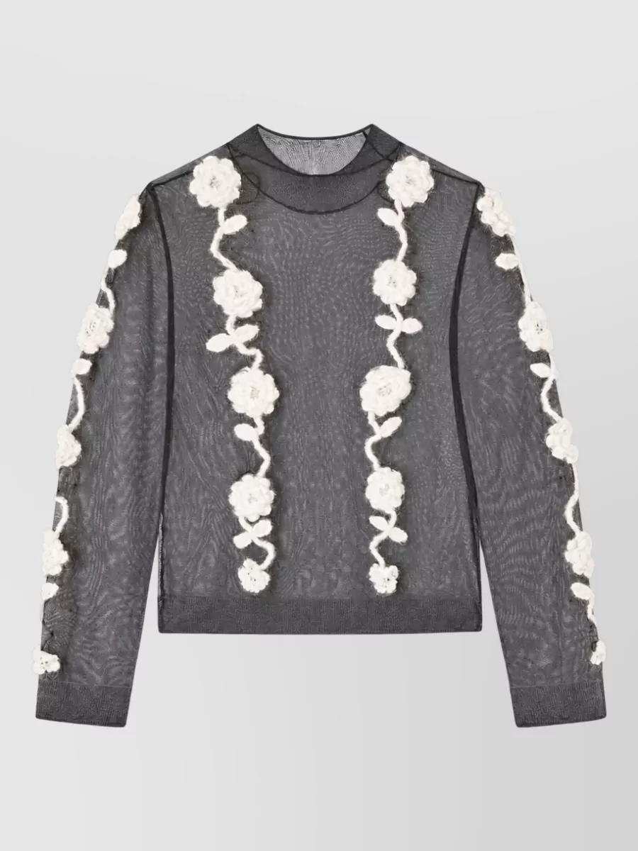 Ganni crochet top