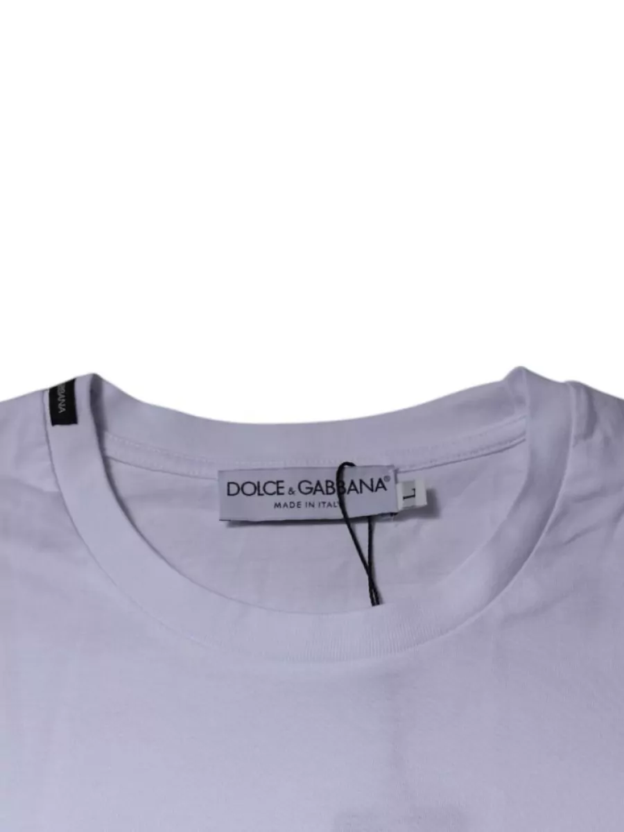 Dolce&Gabbana Leopard Pocket Cotton T-Shirt
