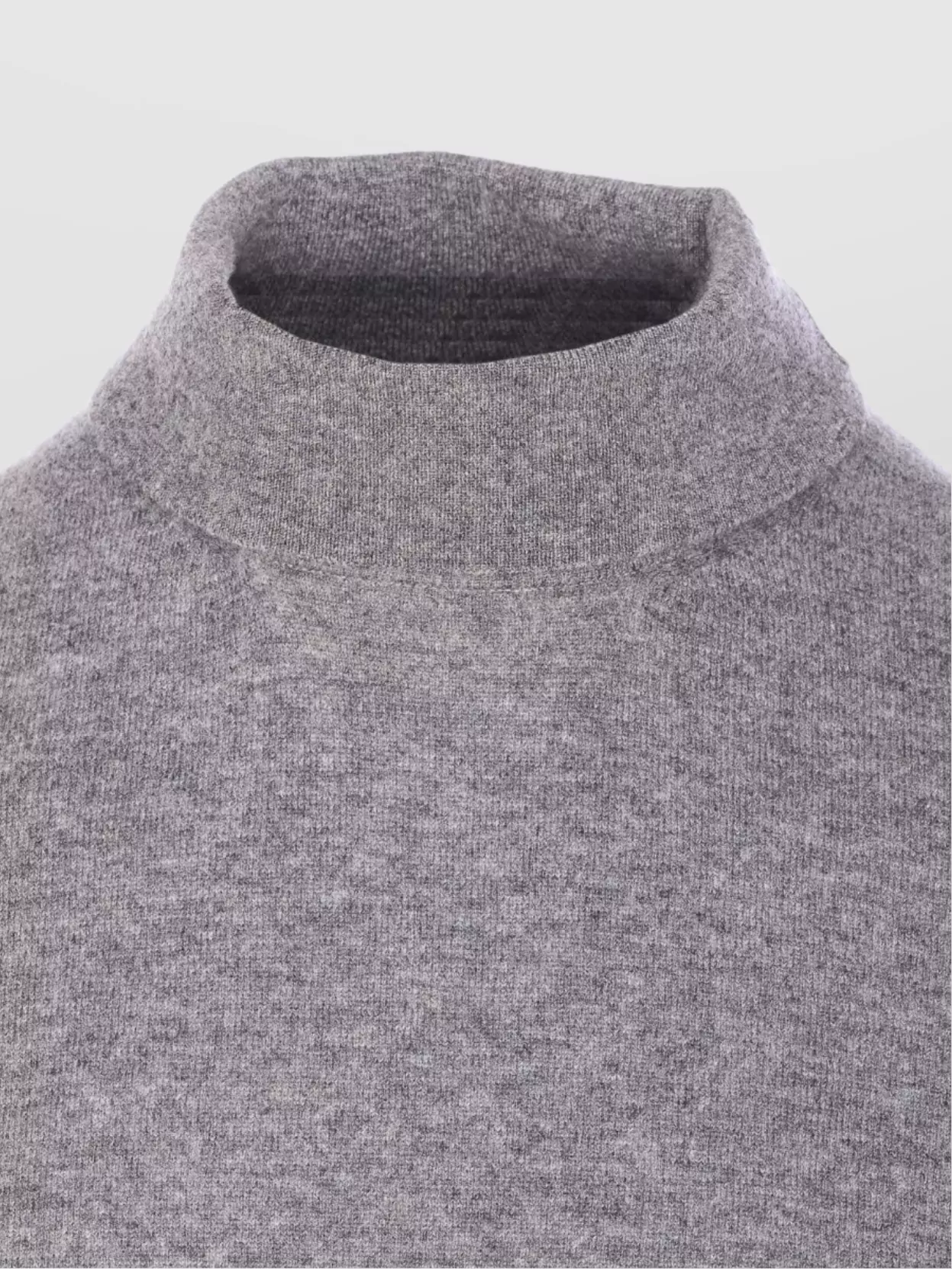 Gucci High Neck Turtleneck Sweater With Ribbed Trim