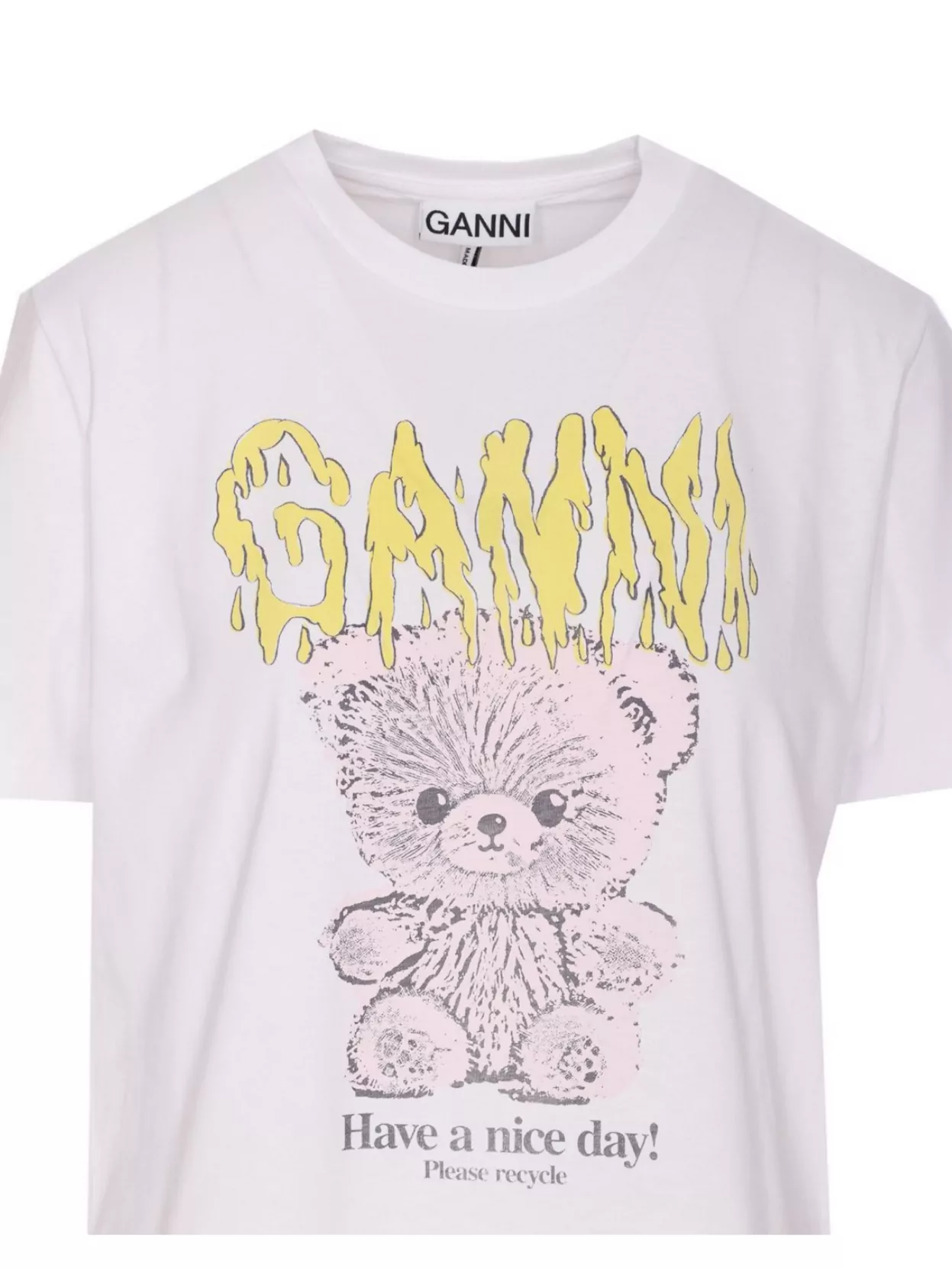 Ganni Loulou Black Wool Blend Oversize Safi Jumper In Grey