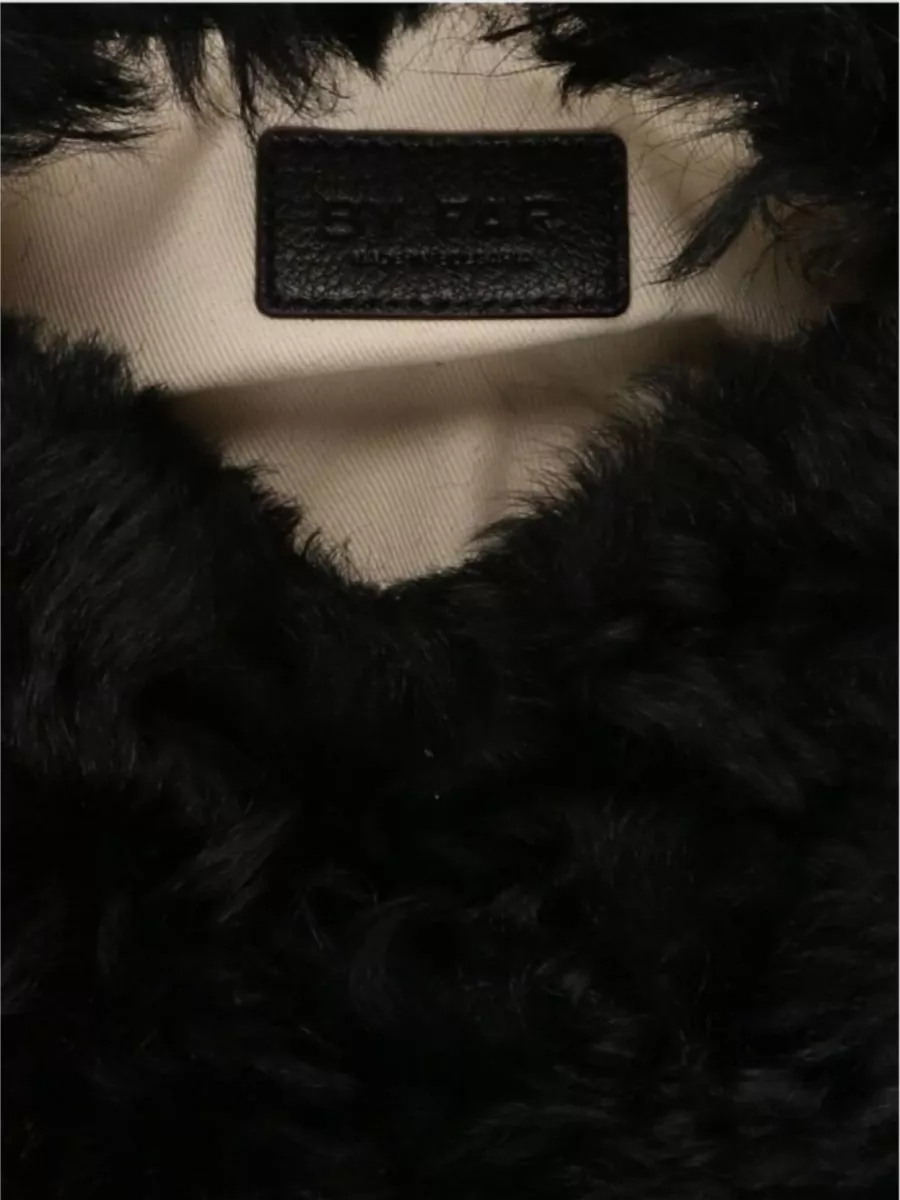 By Far Baby Cush Fluffy Shearling Mini Bag