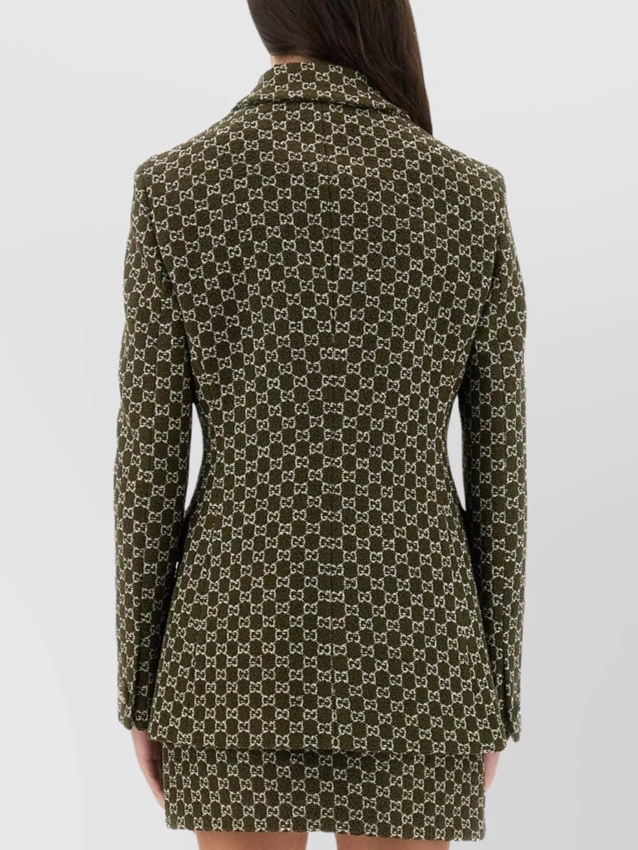Gucci Cotton Bouclé Jacket Structured Design