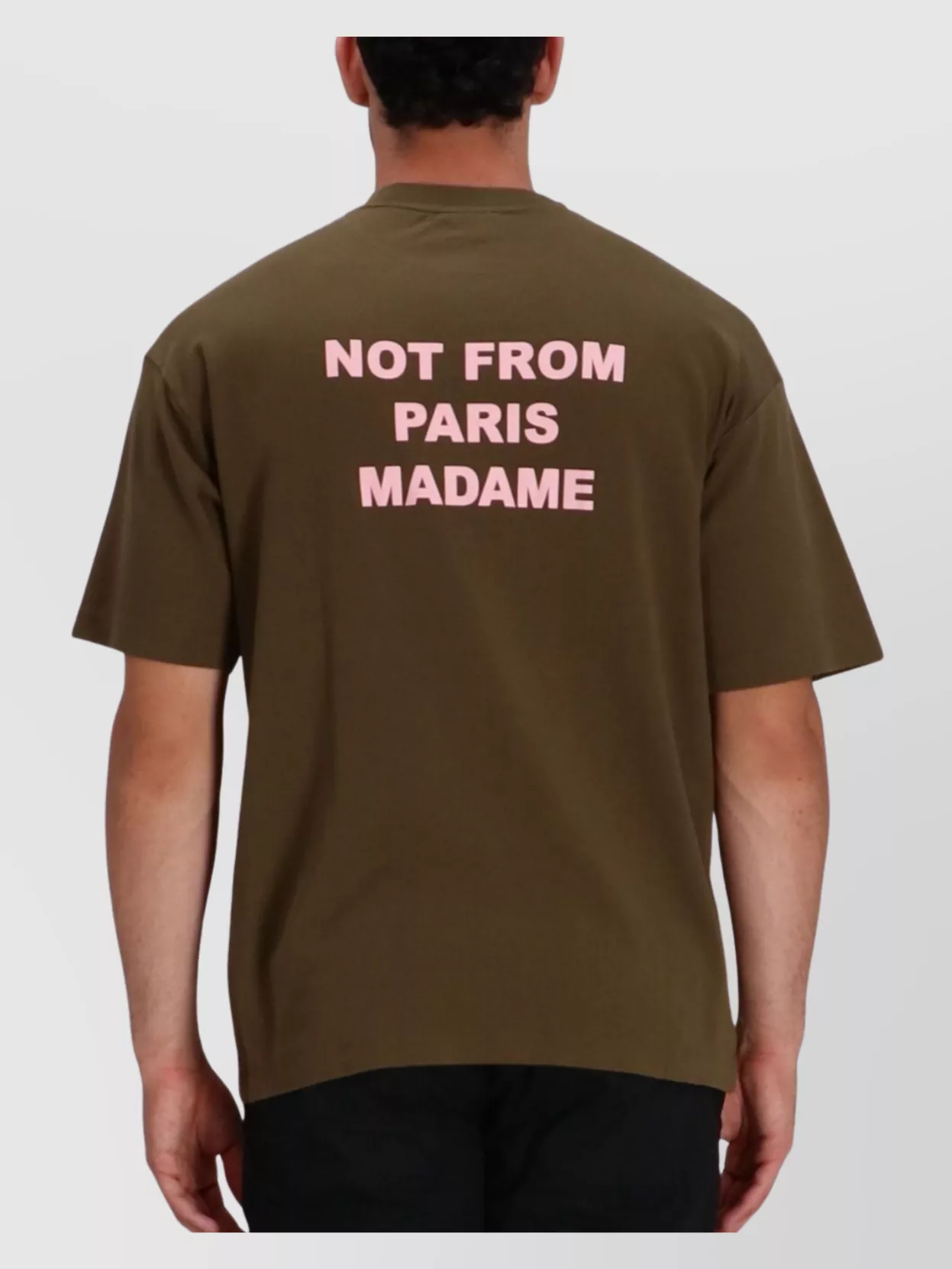 Drôle De Monsieur Logo Graphic Print Crew Neck T-Shirt