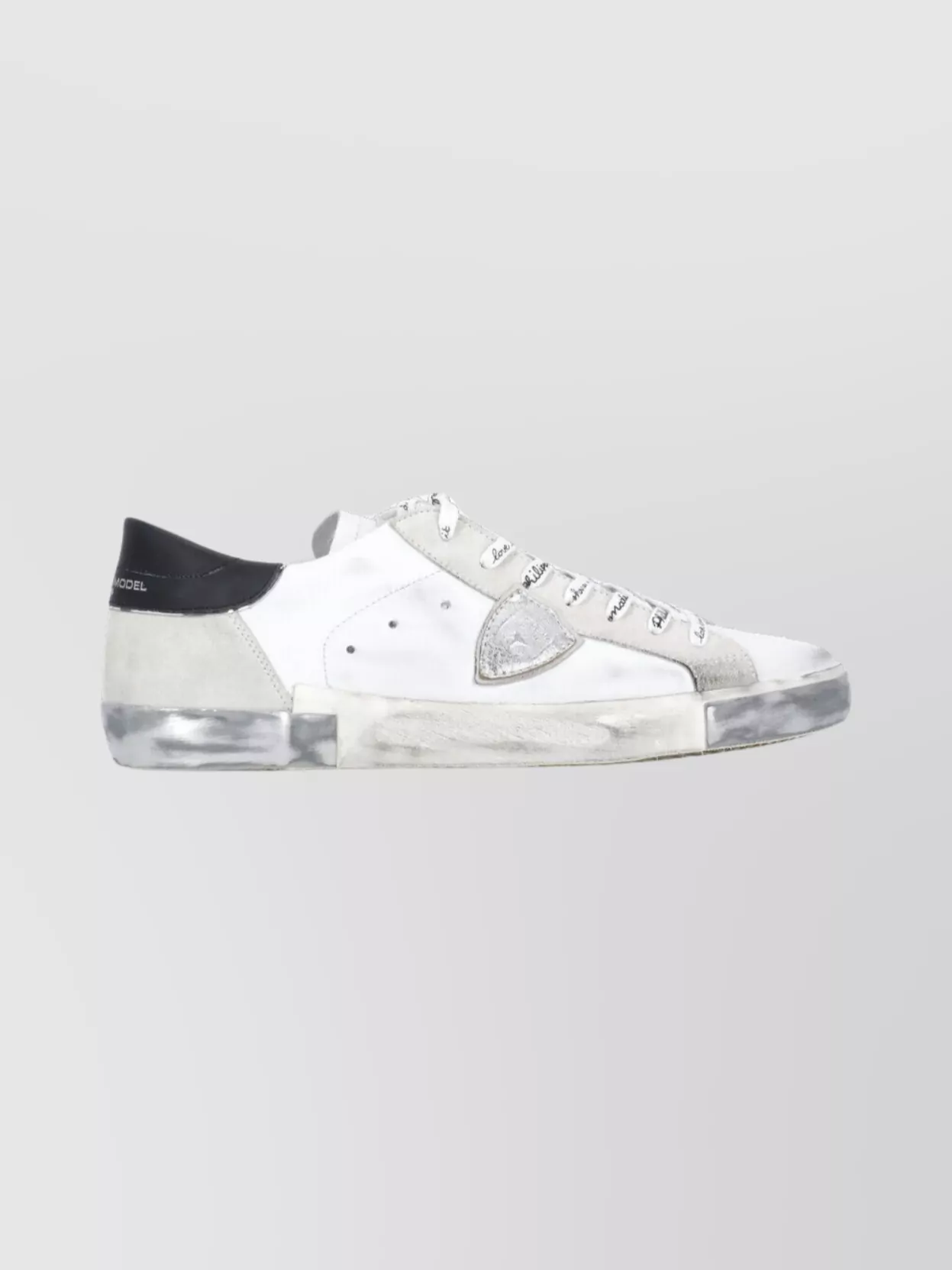 Philippe Model Casual Round Toe Sneakers Logo