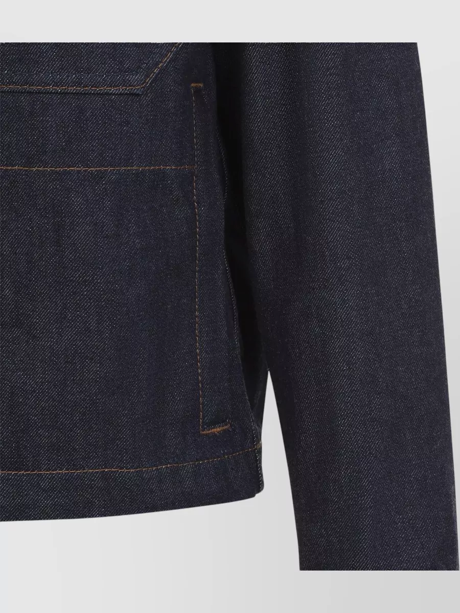 Stone Island Denim Biker Jacket