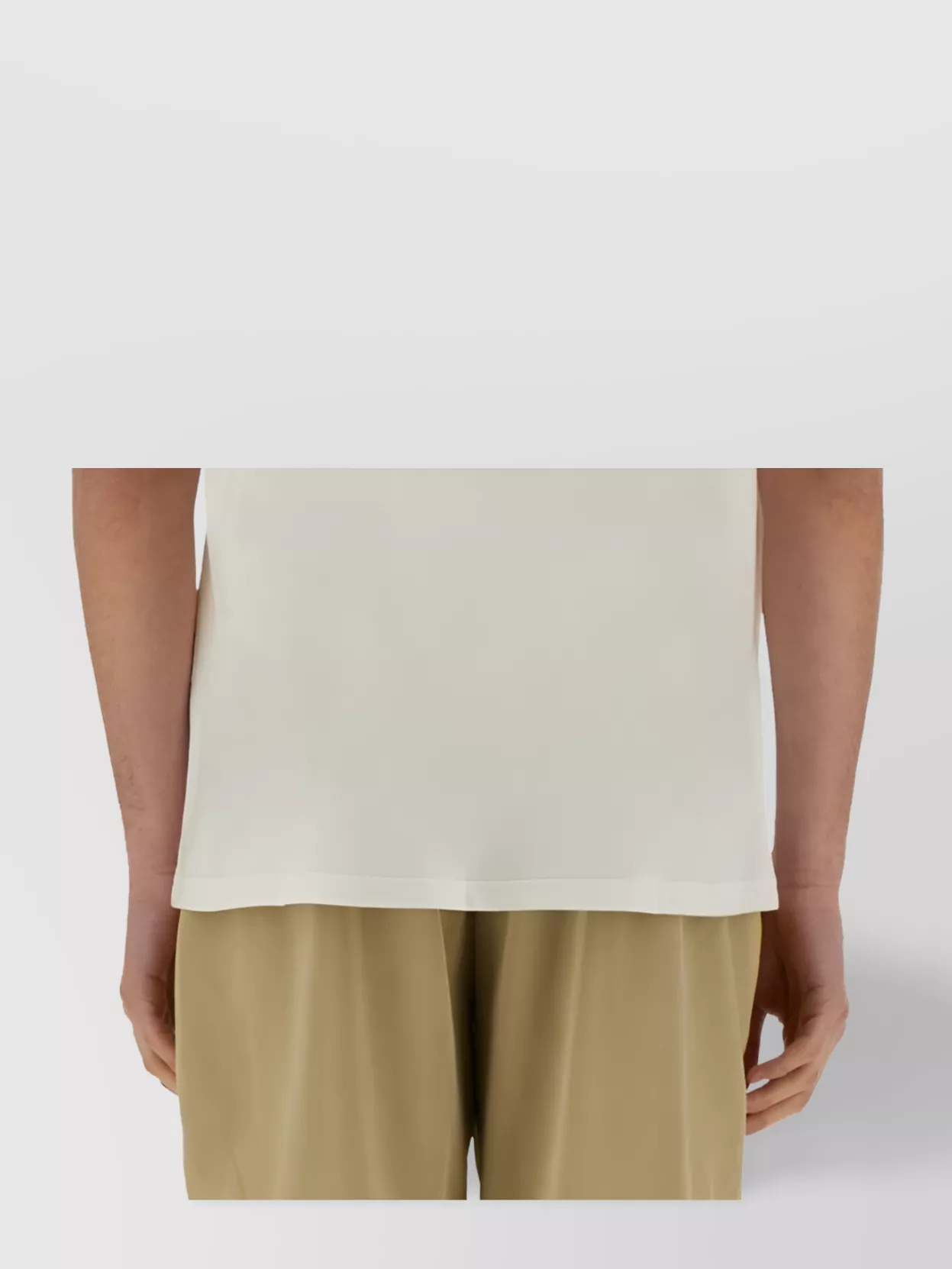 WALES BONNER STRAIGHT HEM CREW NECK T-SHIRT