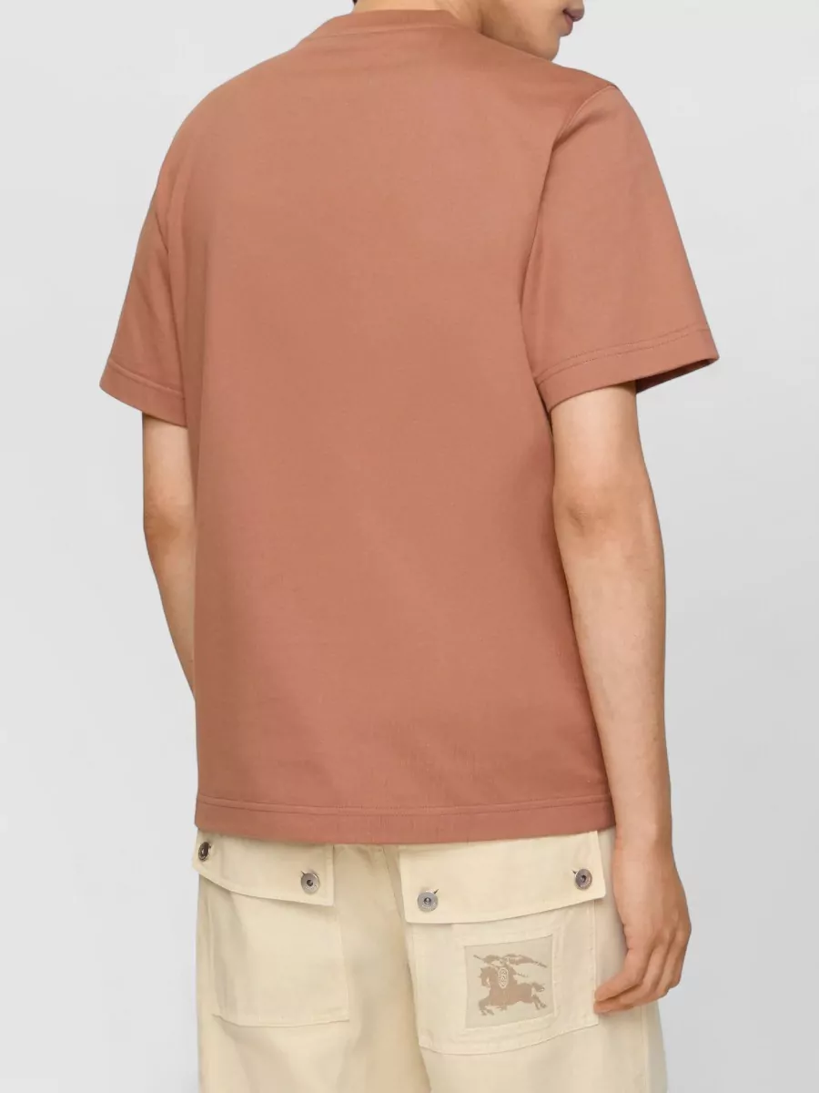 Burberry Ekd Crew Neck Graphic Logo T Shirt