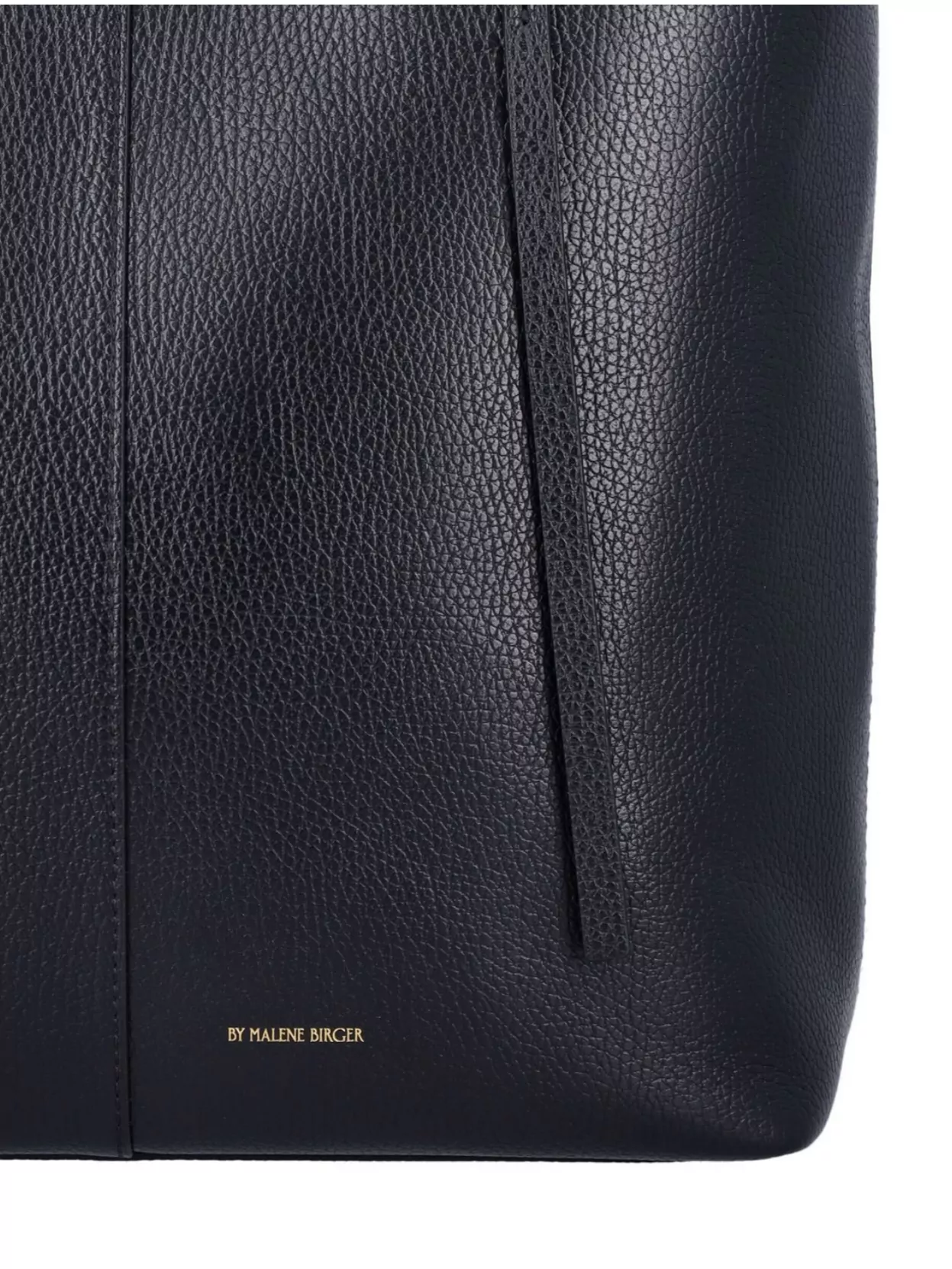By Malene Birger Abilso Tote With Double Handles And Textured Finish