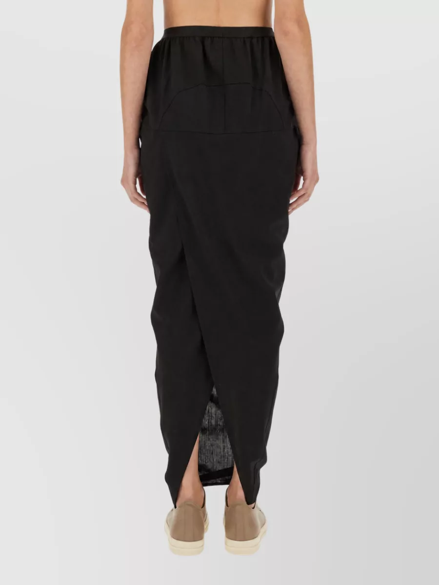 Rick Owens Wool Maxi Skirt