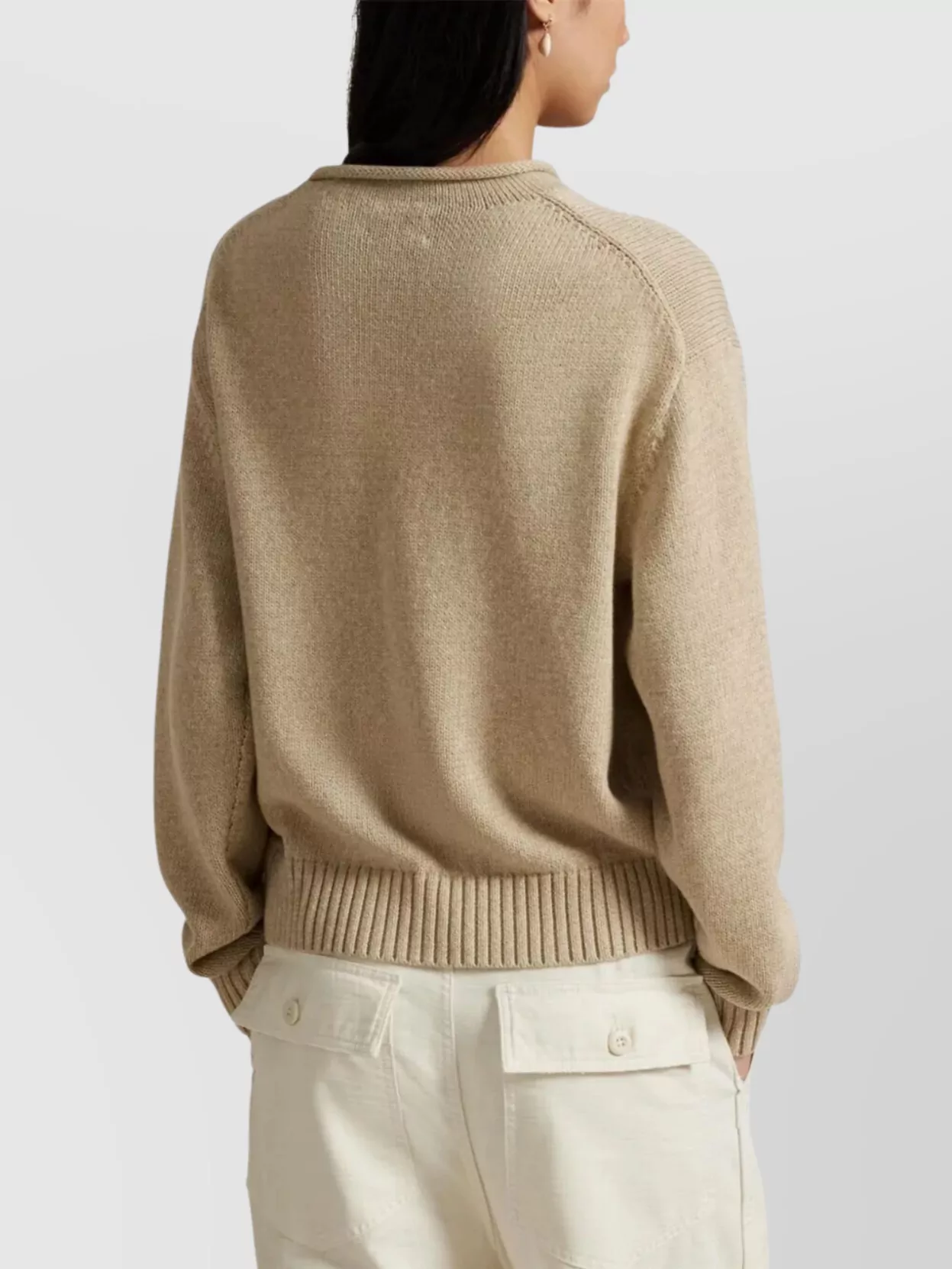 Polo Ralph Lauren Bear Graphic Roll Neck Sweater