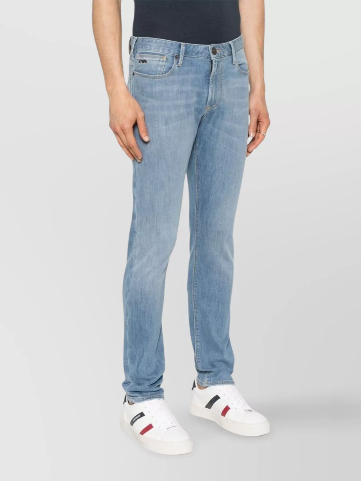 Emporio Armani Denim Cotton Jeans Belt Loops