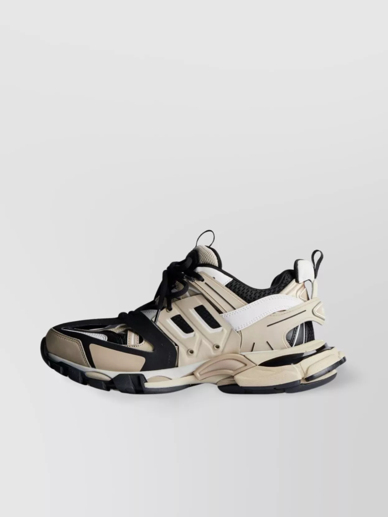 Balenciaga Women's Track Sneaker In Beige/black