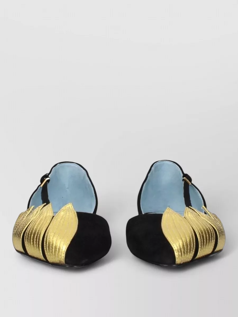 Valentino Garavani Suede leather flat sandals