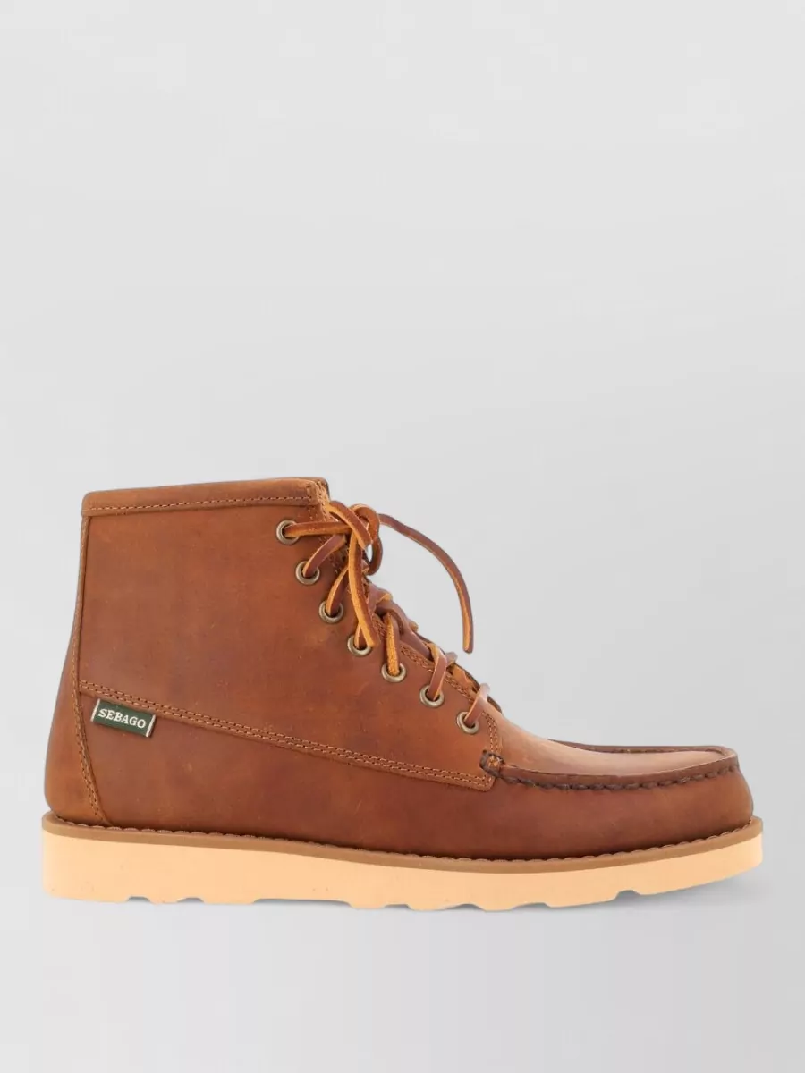 Sebago Leather Lace-Up Boots