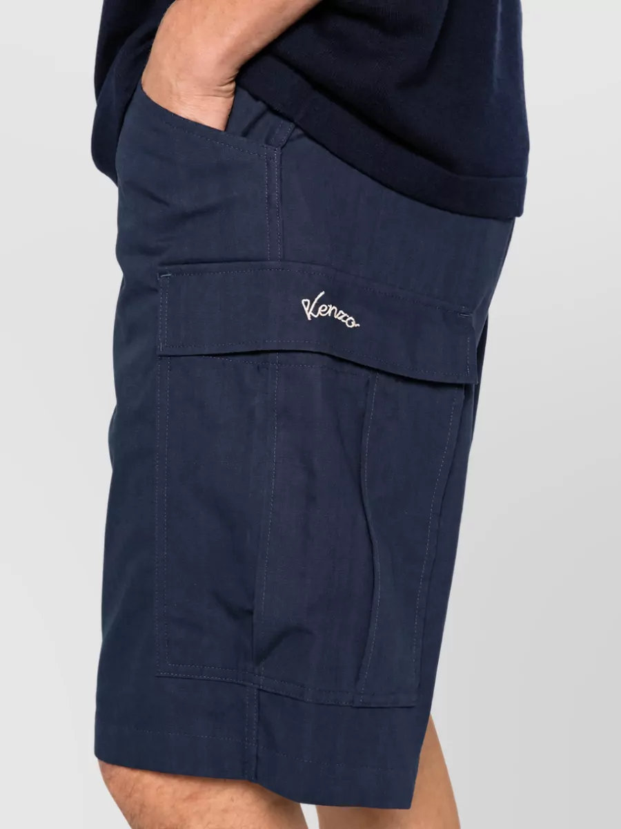 Kenzo Cotton Cargo Shorts