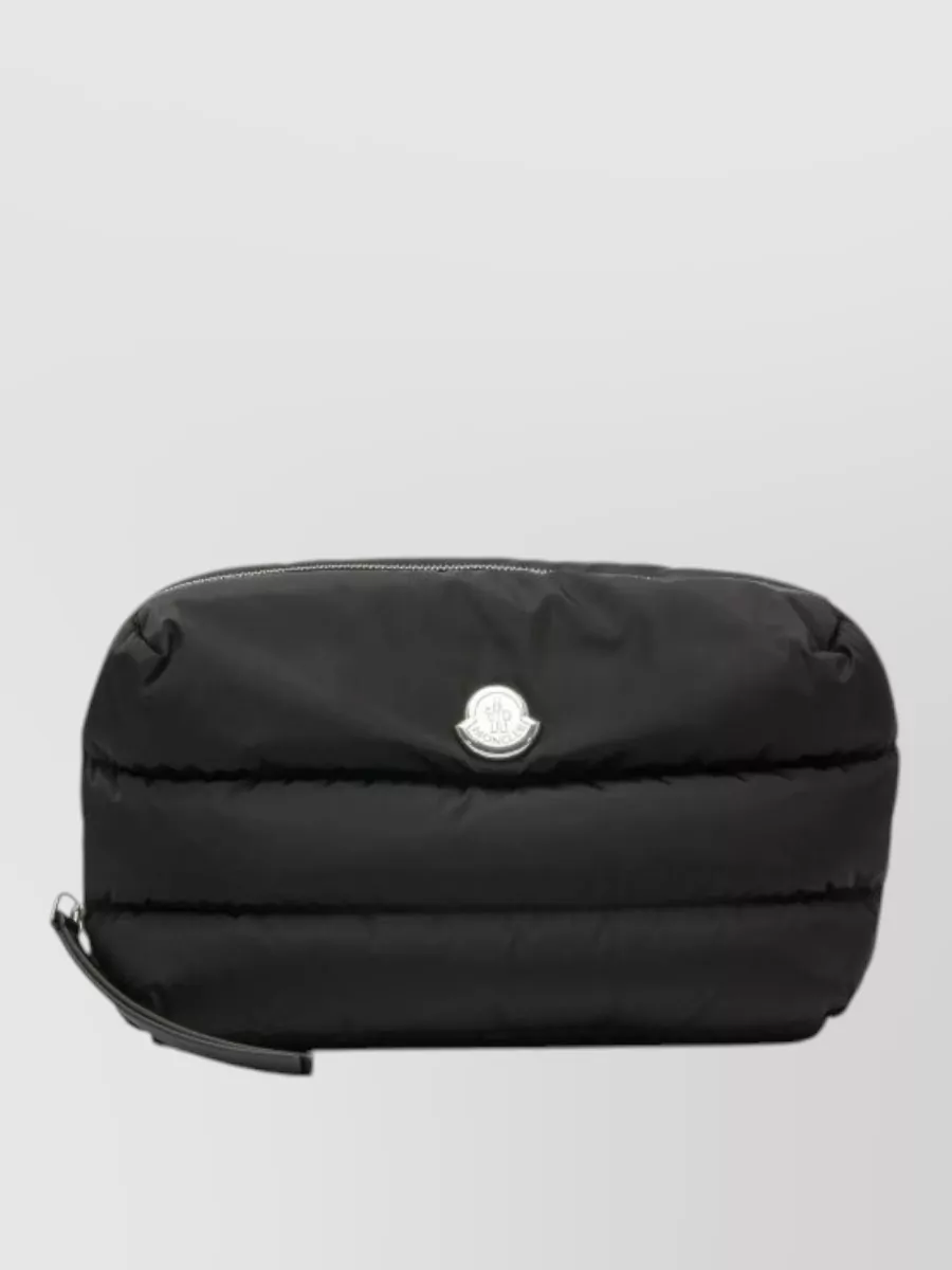 Moncler nylon quilted beauty case