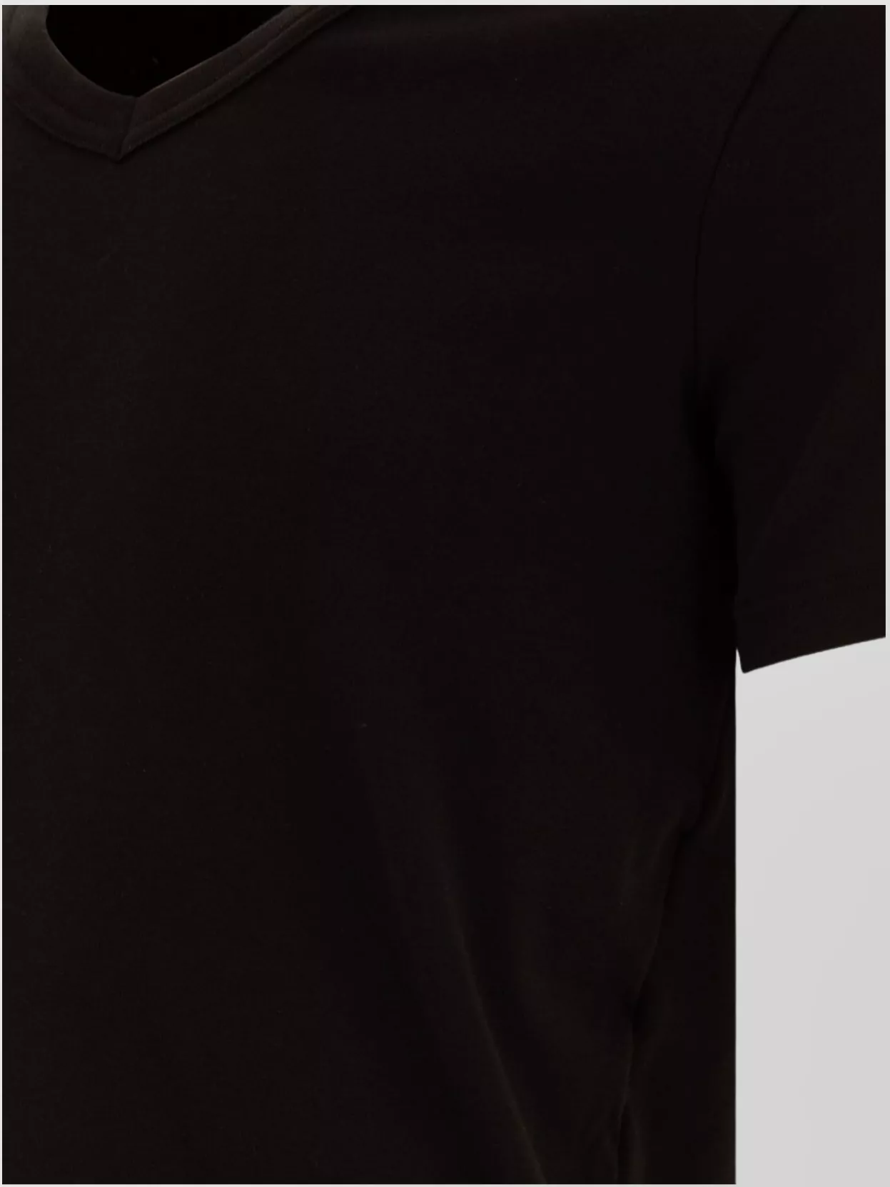 Tom Ford Black Stretch Cotton Crew Neck T-shirt