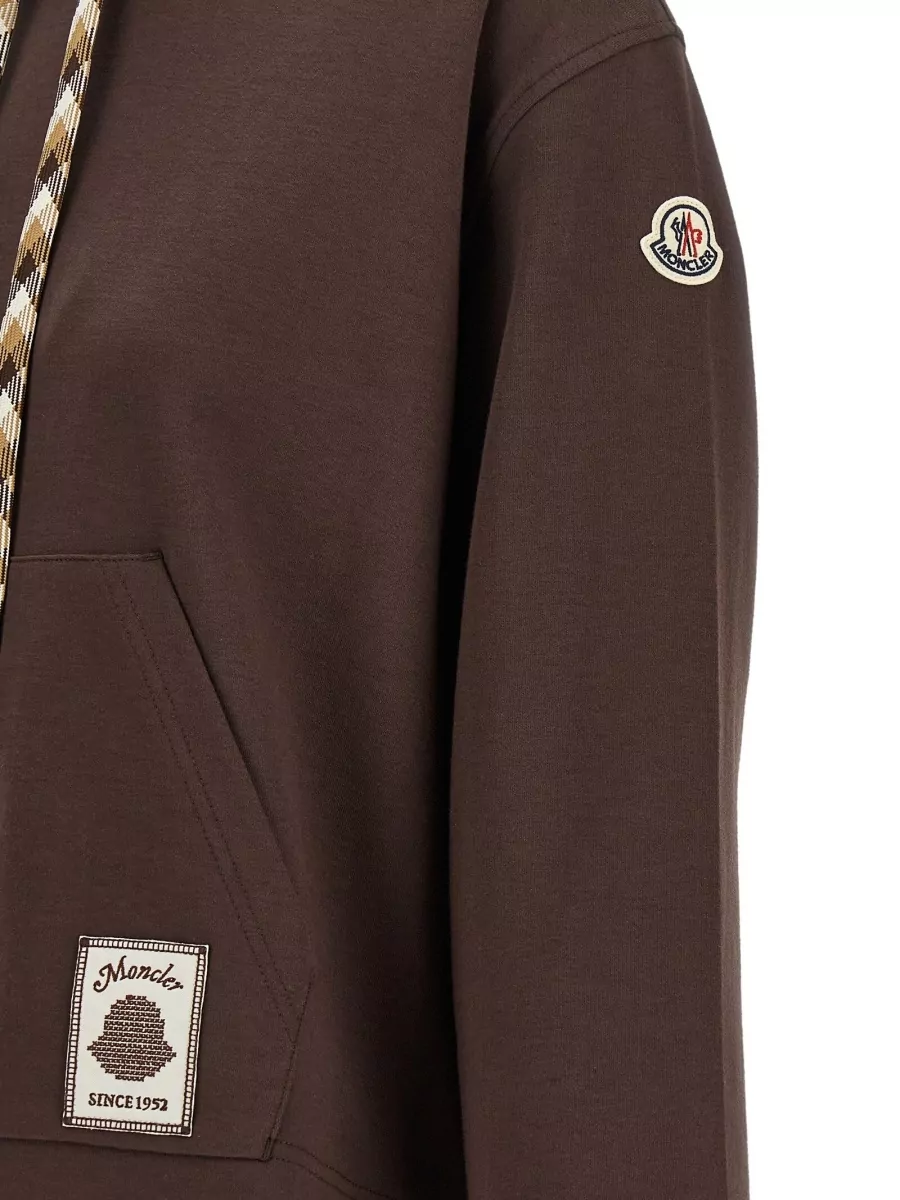 Moncler Cropped Oversized Hoodie