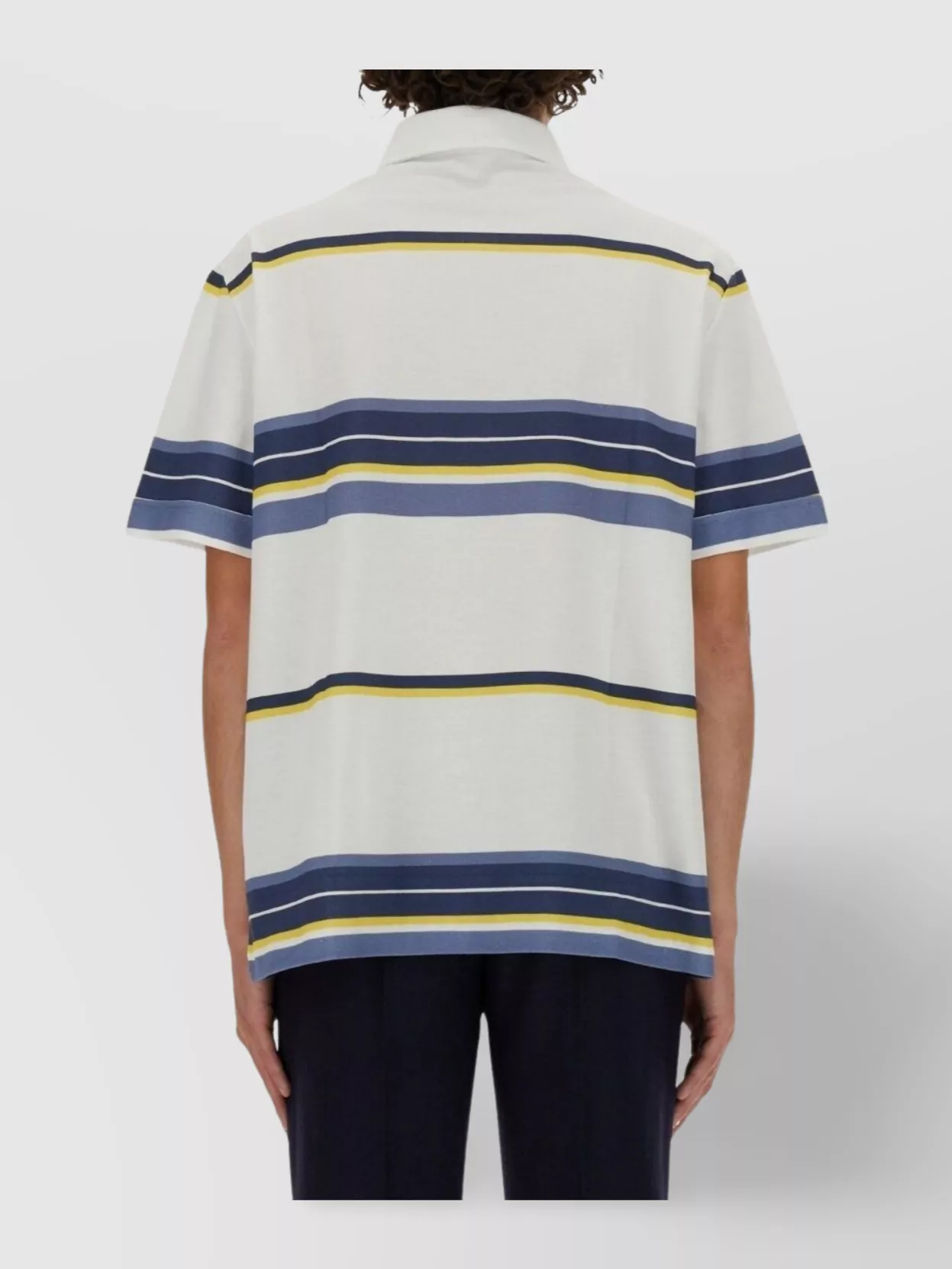 Etro Pegasus Embroidered Polo Shirt With Chest Pocket