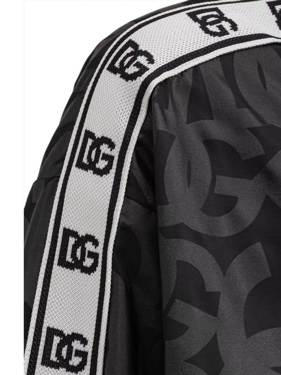 Dolce&Gabbana Logo Embroidered Track Jacket