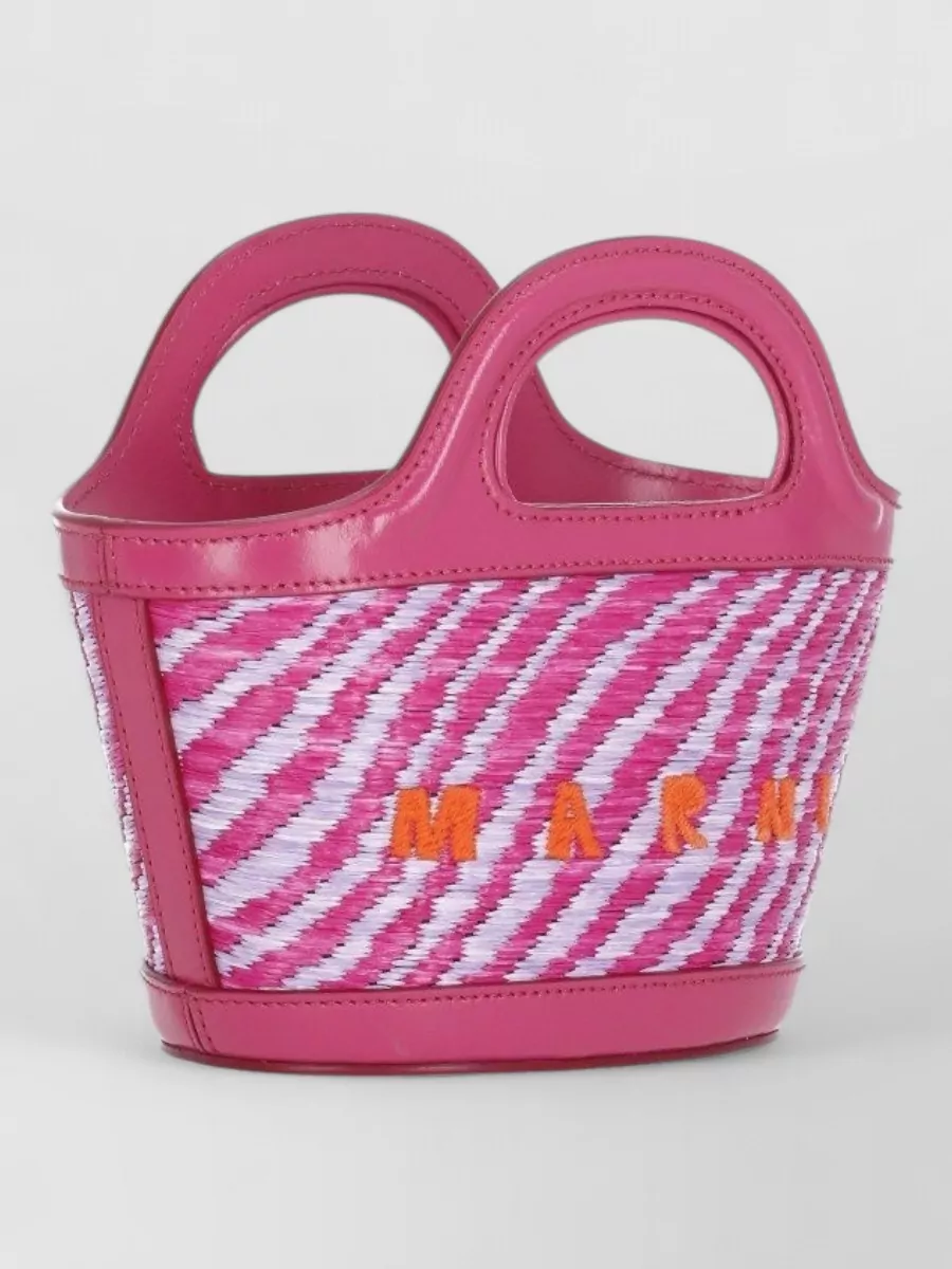 Marni Tropicalia Micro Nylon Bucket Bag