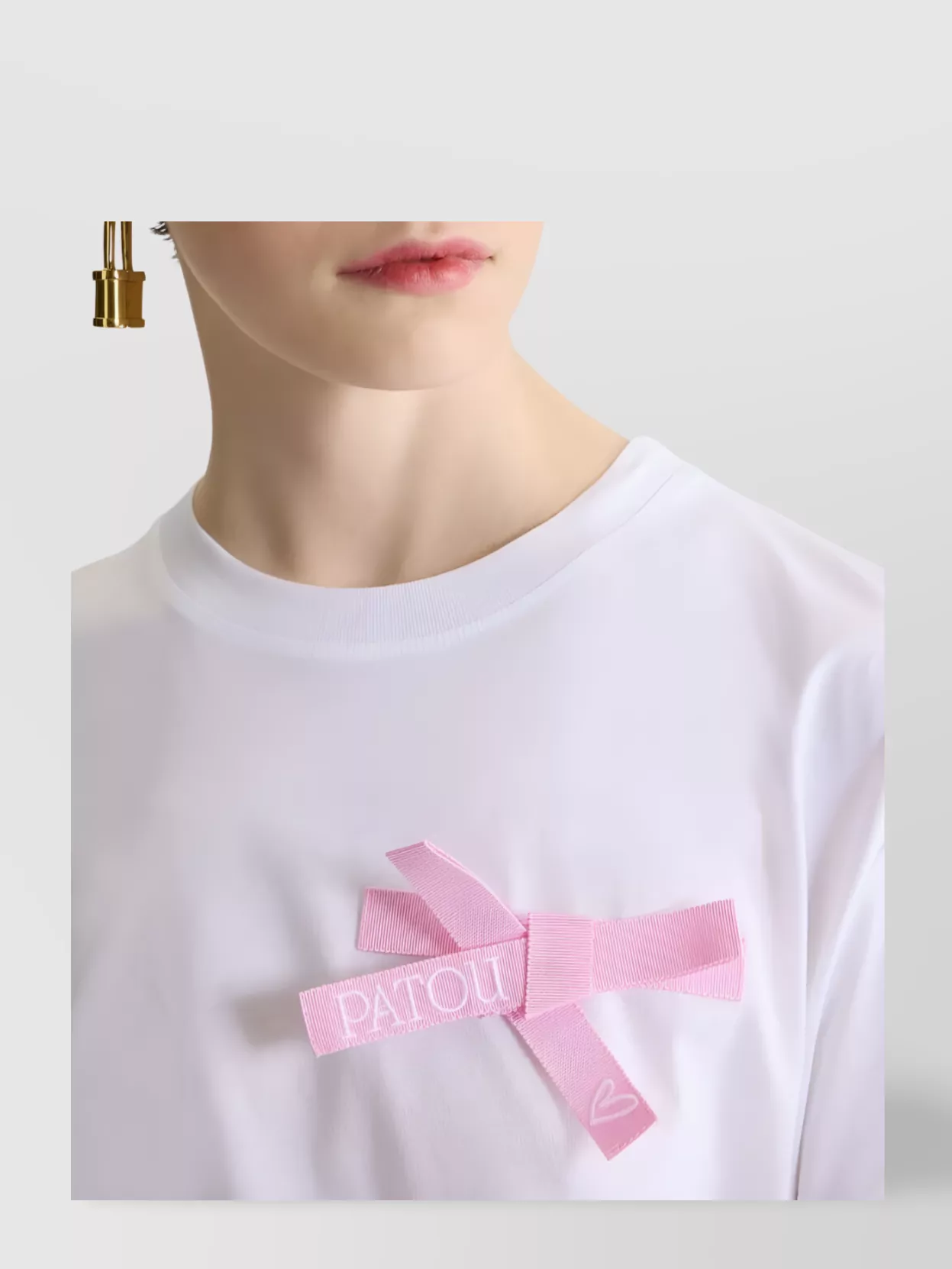 Patou Organic Cotton Bow T-Shirt