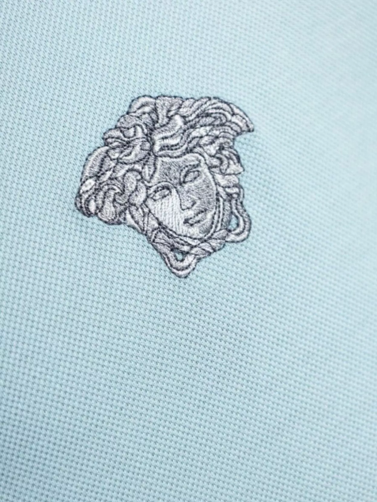 Versace Tipped Collar Polo Shirt