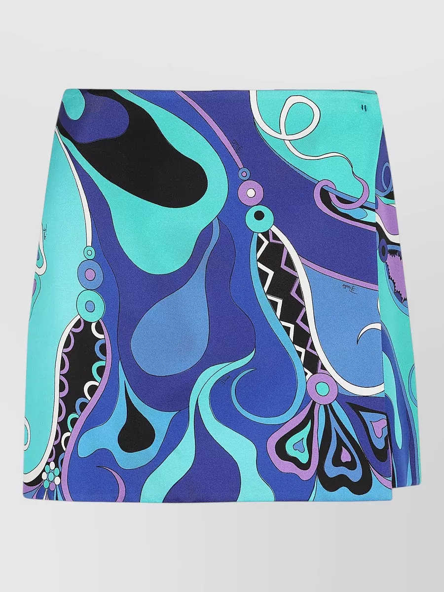 Pucci Silk High-Rise Skirt
