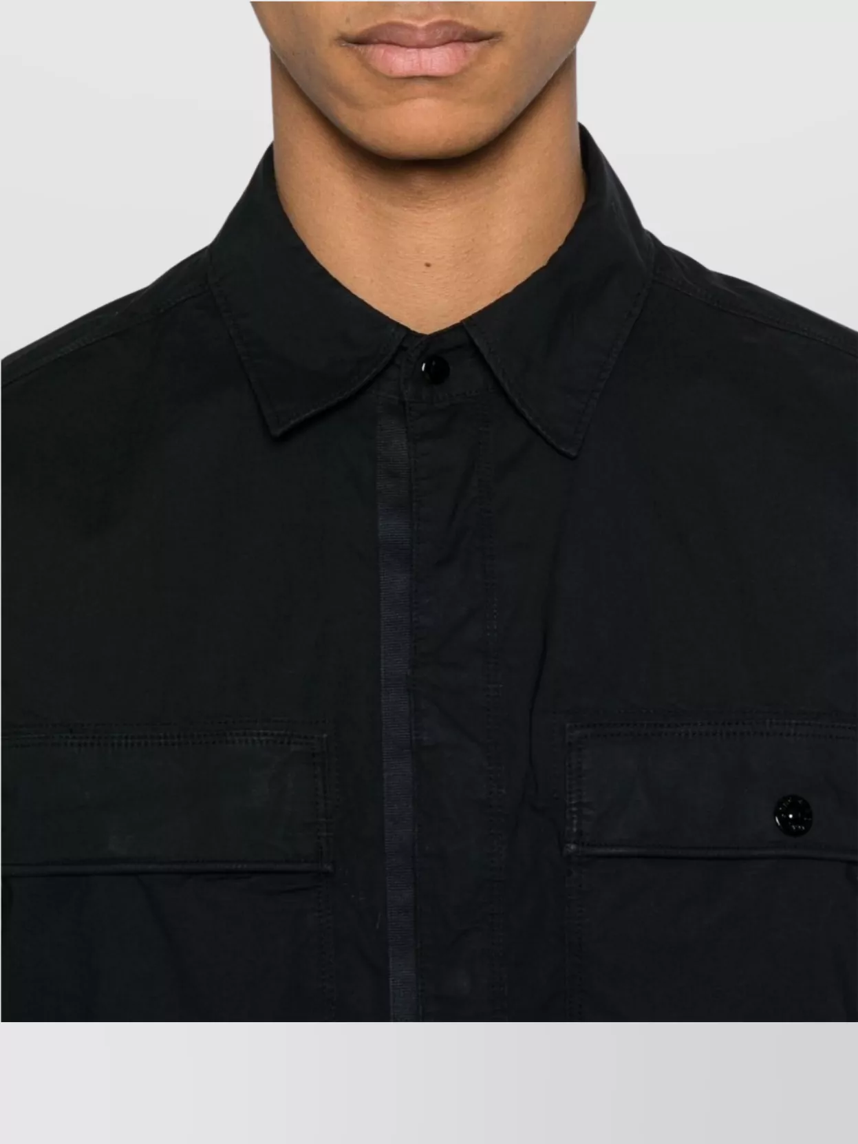 Stone Island Casual Shirt With Long Sleeves And Chest Pockets