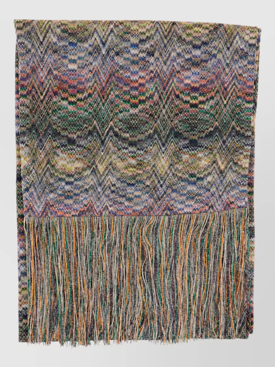 Missoni embroidered scarf