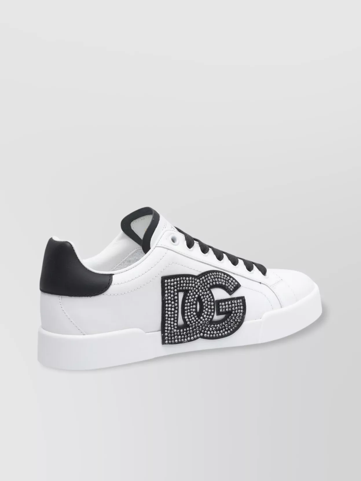 Dolce & Gabbana Portofino Rhinestone-embellished Logo Sneakers