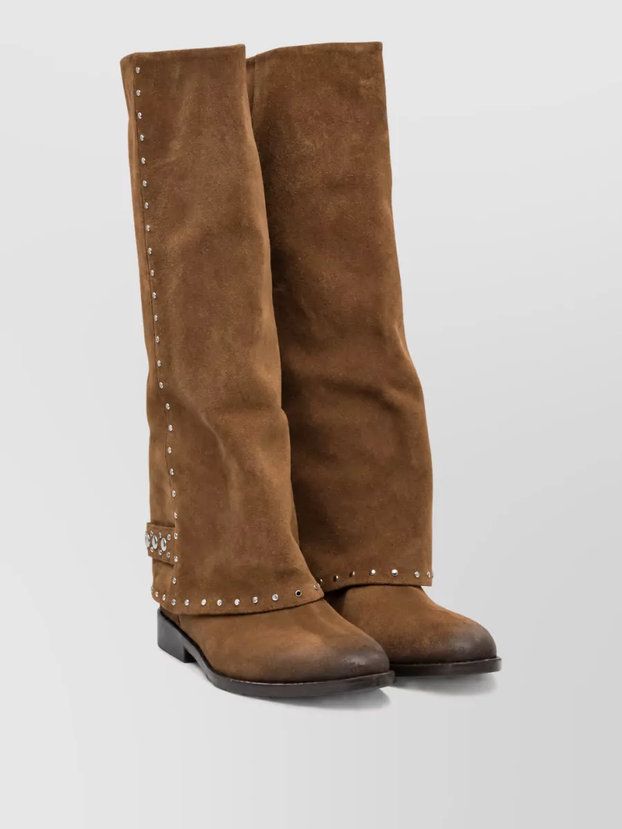 Strategia leather ankle boots