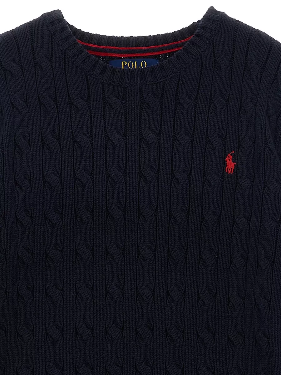 Polo Ralph Lauren Cable-Knit Cotton Crew-Neck Jumper