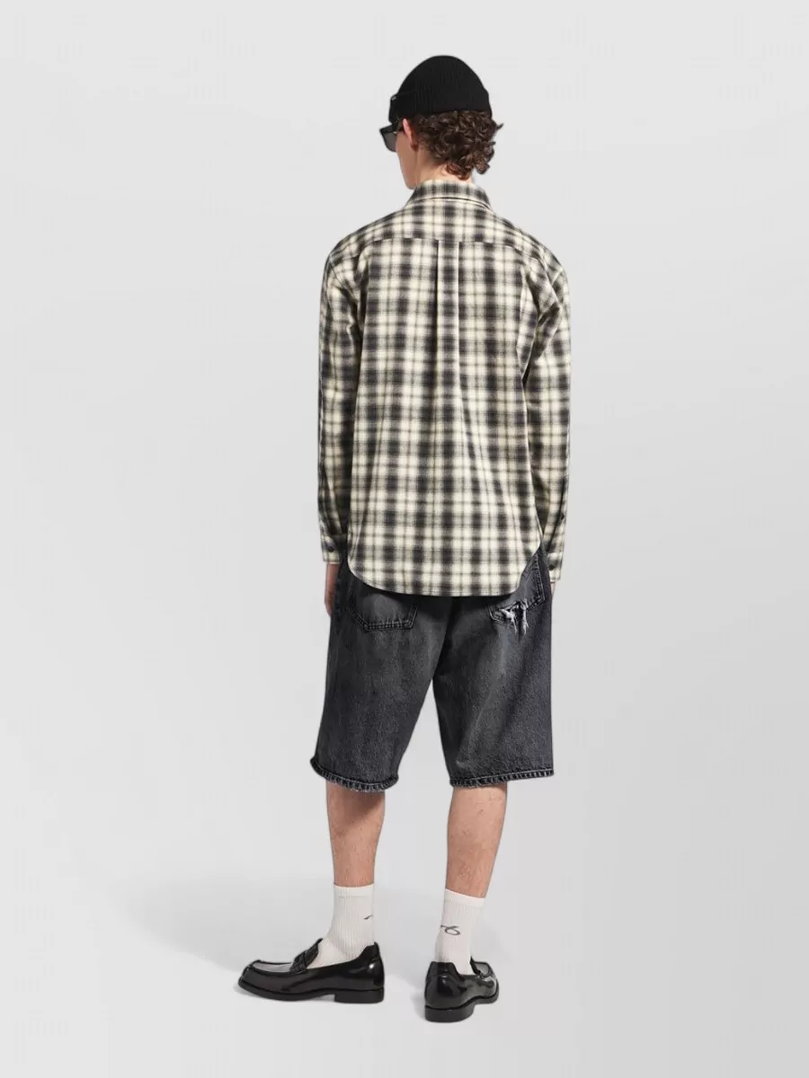 Balenciaga Checked Cotton Flannel Regular-Fit Shirt